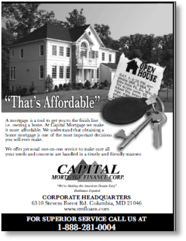 Mortgage Compant Newspaper Ad