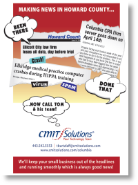 CMIT Maryland Newspaper Ad