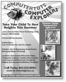 Computer Tots Maryland Newspaper Advertising