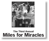 Miles for Miracles Newspaper Advertising